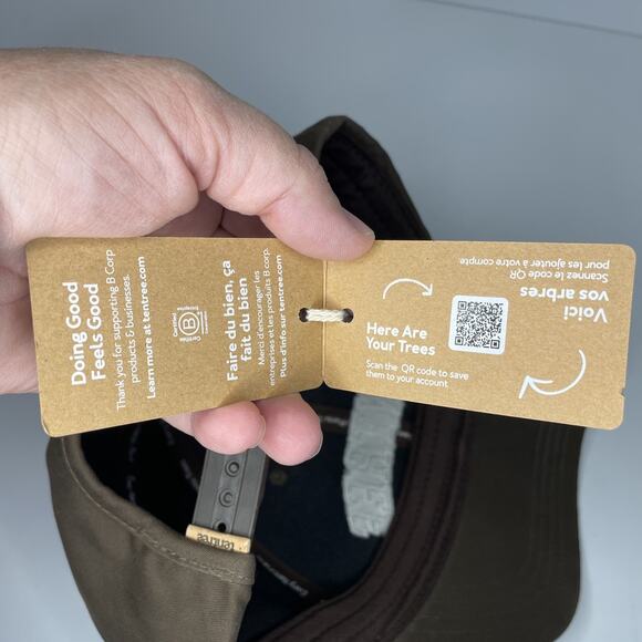 NWT Tentree Vintage‎ Elevation Hat Tentree Logo Embroidery Brown/White SnapBack - Picture 7 of 10